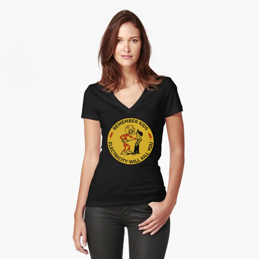 Item preview, Fitted V-Neck T-Shirt designed and sold by Shawnulpepper.