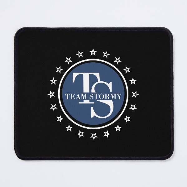 Item preview, Team Stormy Blue And White Minimalist Monogram I Am With Her Political Typography With Stars designed and sold by Zazizu.