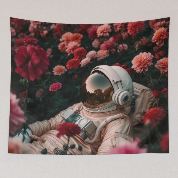 Aperçu de l'œuvre Astronaut Surfing the Nebula créée et vendue par SeedDesign.