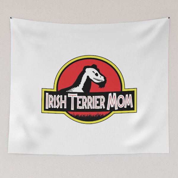 Item preview, (For Bright Background) Jurassic Irish Terrier Mom designed and sold by More Cute Dogs.