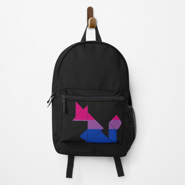 Item preview, Bi+ geometric fox designed and sold by Let me be Perfectly Queer.