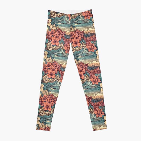 Gecko Hawaii SUNSET - Athleisure Leggings