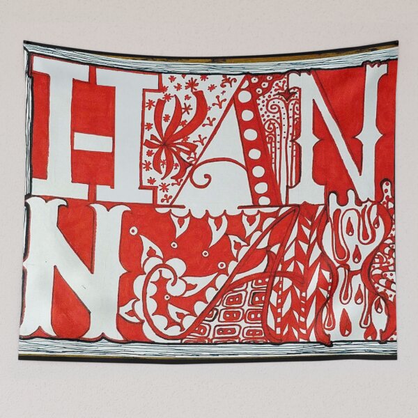 Item preview, Name Zentangled-HANNAH designed and sold by HannahMFunk.