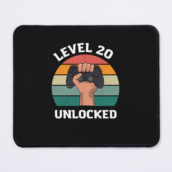 Item preview, Copy of Birthday gift t-shirt for an 20-year-old, Gamer, Level 20 Unlocked designed and sold by SooNS-Studio.