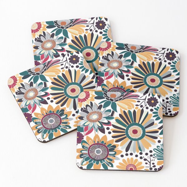Item preview, Earthy Zen Colored Daisies designed and sold by Diana Sénèque.