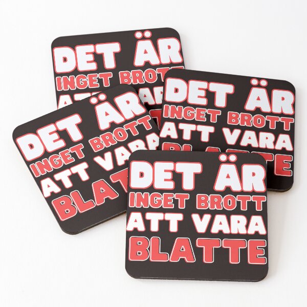 Item preview, DEt är inget brott ava vara blatte whitered designed and sold by joanaoberg.