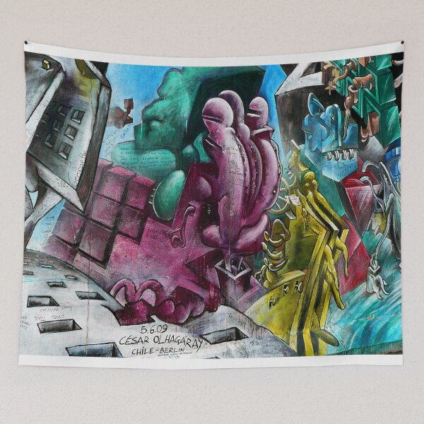Item preview, Berlin Wall Graffiti Artwork Street Art Germany designed and sold by AndyEvansPhotos.