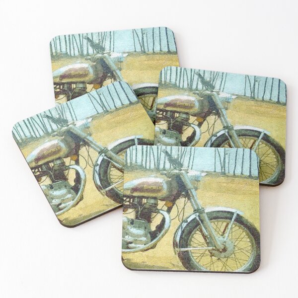 Item preview, Royal Enfield Motorbike On A Beach In Goa designed and sold by thepeanutline.