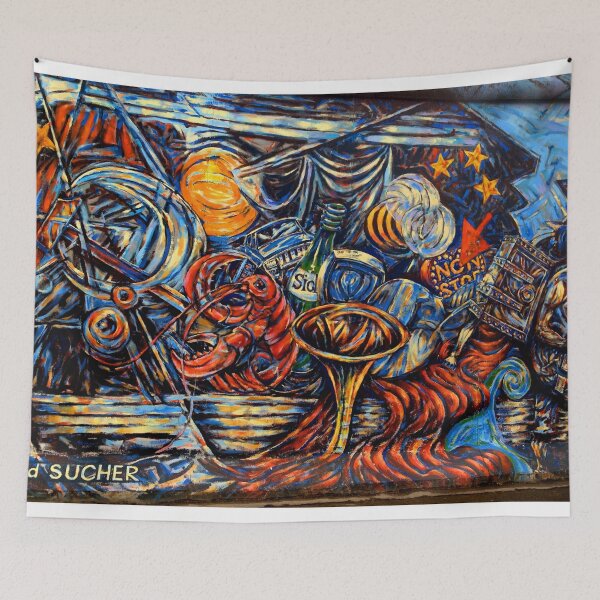 Item preview, Berlin Wall Graffiti Artwork Street Art Germany designed and sold by AndyEvansPhotos.