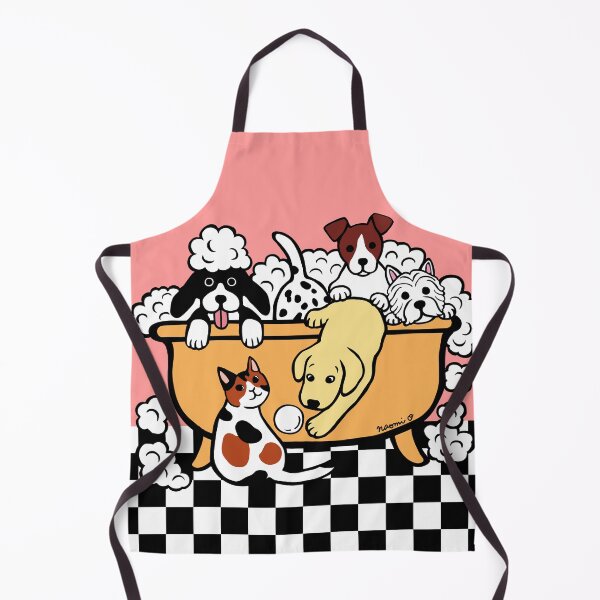 Item preview, Happy Bath Time Yellow Labrador and Friends designed and sold by HappyLabradors.