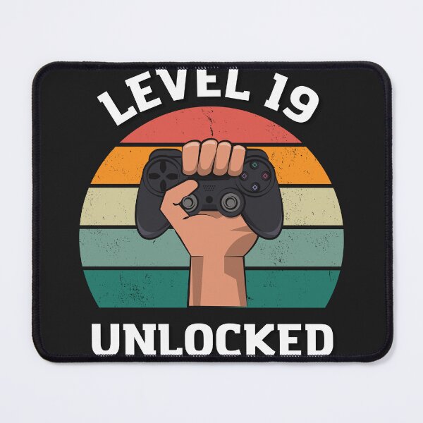 Item preview, Birthday gift t-shirt for an 19-year-old, Gamer, Level 19 Unlocked designed and sold by SooNS-Studio.
