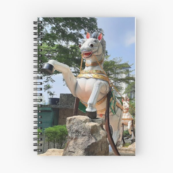 Item preview, Hindu statue on horse carriage at Ramayana Cave designed and sold by kall3bu.