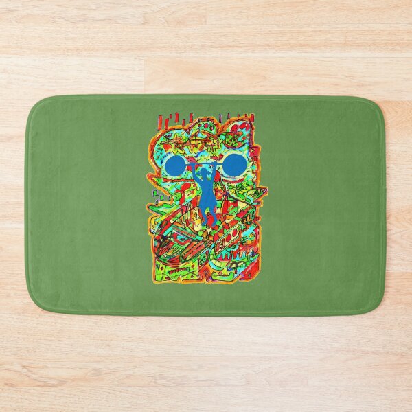 Item preview, Nathalie Fractale: surf the world - colorful psychedelic style designed and sold by Jean CLEMENSON.