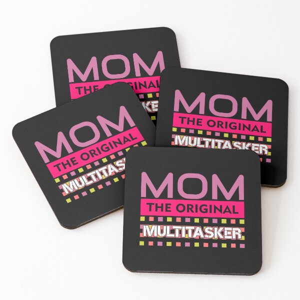 Item preview, Mom the original multitasker - t shirt design - Sticker designed and sold by bluehatgraphics.