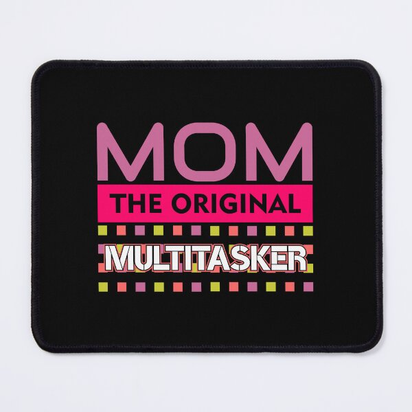 Item preview, Mom the original multitasker - t shirt design - Sticker designed and sold by bluehatgraphics.