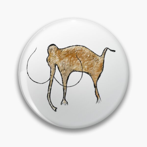Item preview, Prehistoric cave painting of a mammoth from Chauvet Cave designed and sold by archbestos.