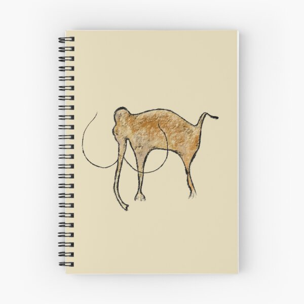 Item preview, Prehistoric cave painting of a mammoth from Chauvet Cave designed and sold by archbestos.