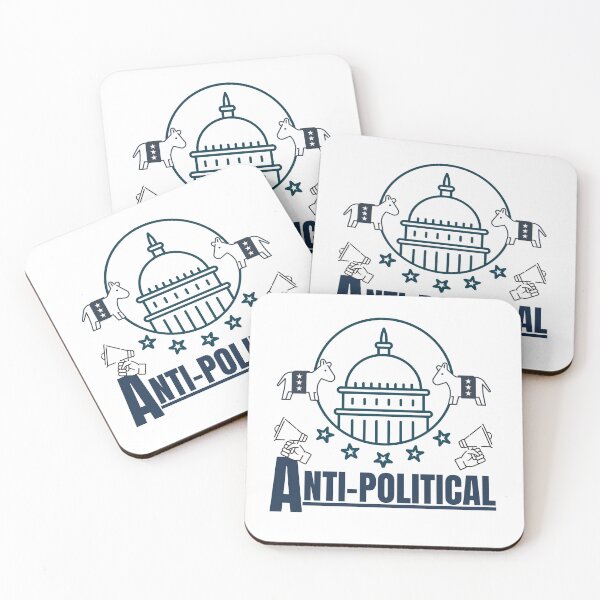 Item preview, Anti Political designed and sold by Quirky Dez.