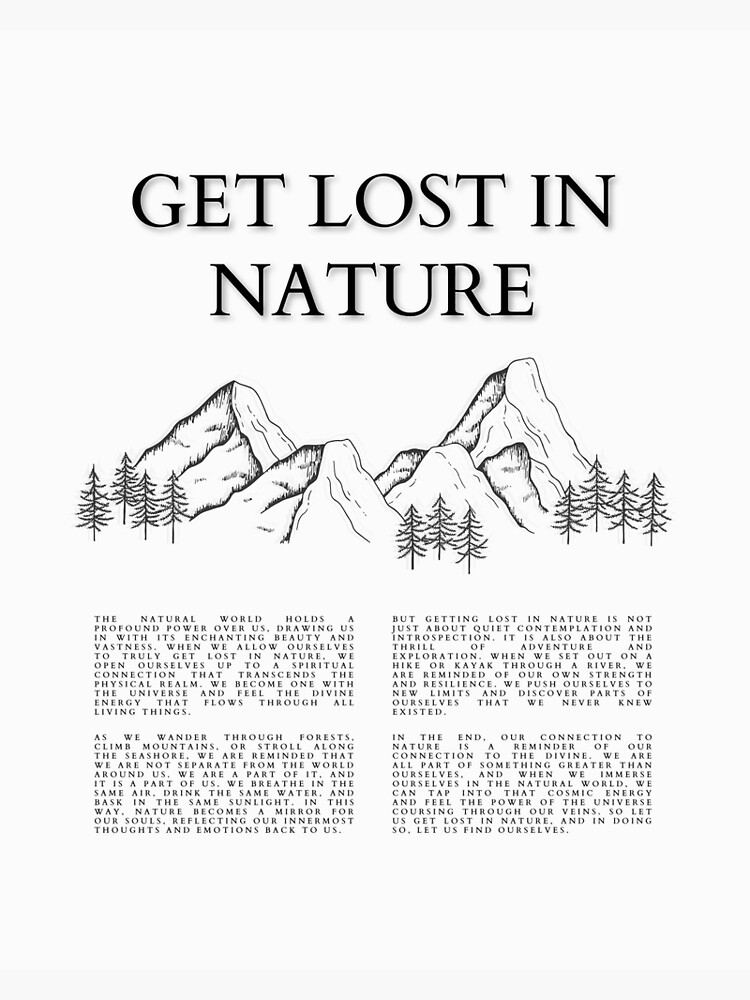 Get Lost in Nature