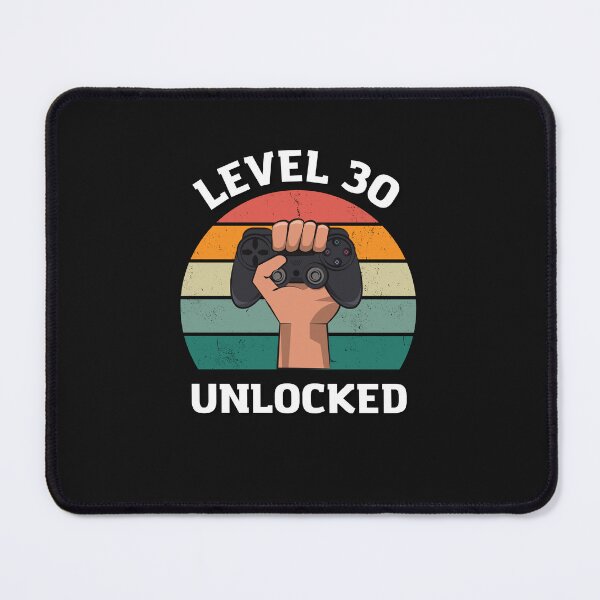 Item preview, Birthday gift t-shirt for an 30-year-old, Gamer, Level 30 Unlocked designed and sold by SooNS-Studio.