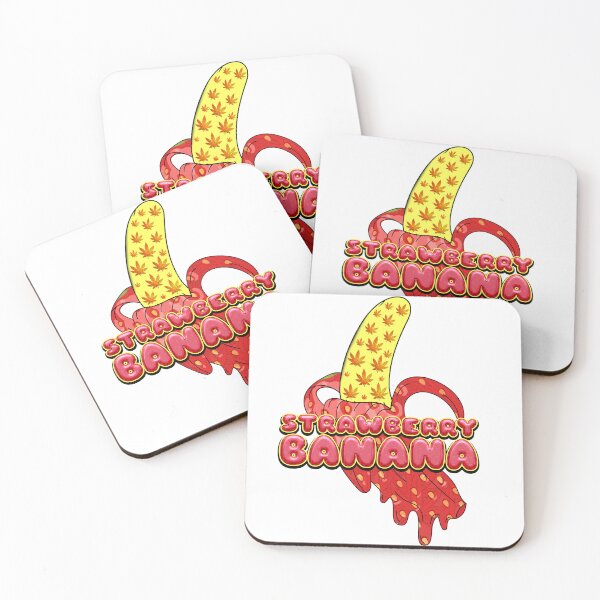 Item preview, Weed Strain Strawberry Banana Original Cannabis Strain Label designed and sold by DabGraphic.