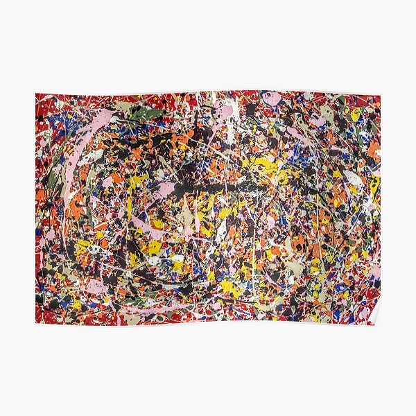 Thanks, Jackson Pollock Poster