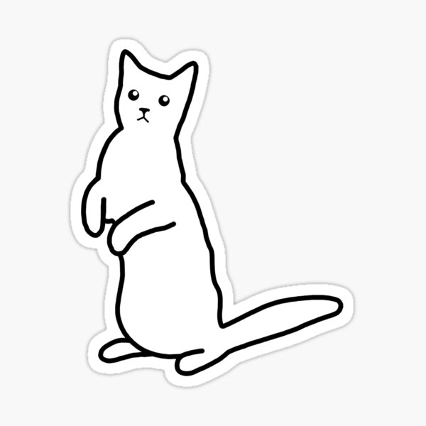 Cute Cat Stickers for Sale