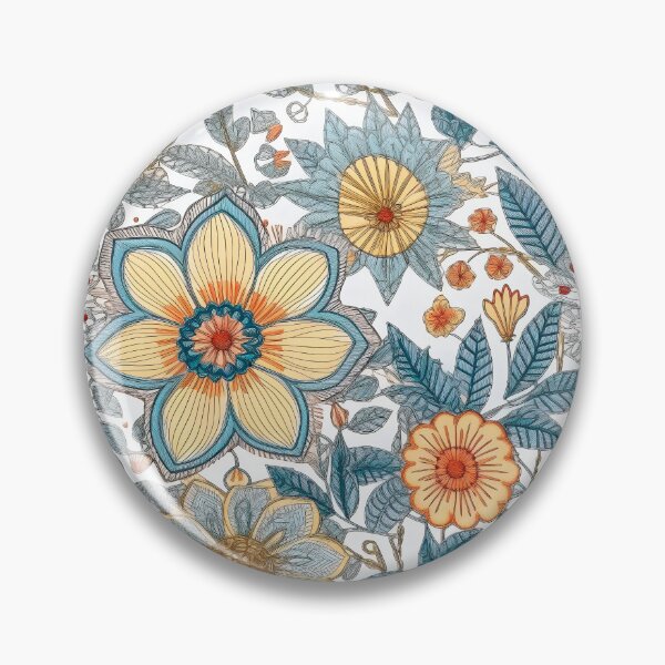 Item preview, Cute Vintage Floral Embroidery designed and sold by SecretDicer.