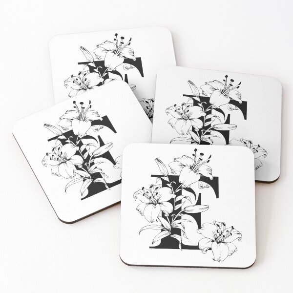 Item preview, letterE lily flower designed and sold by marasart11.