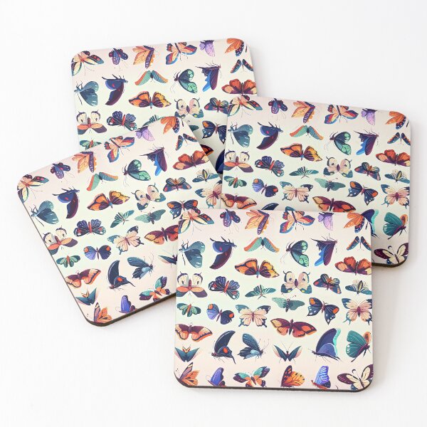 Item preview, colorful butterfly pattern designed and sold by PurpleMoss.