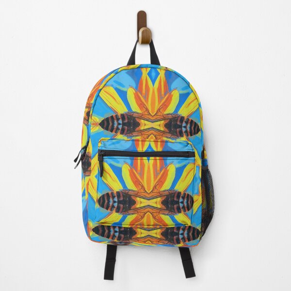 Item preview,   *Funny Abstract Bee On A Sunflower Summer Blue Sky Painting* designed and sold by Ralek.