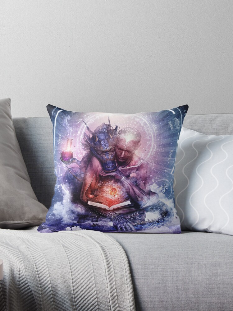 Thumbnail 1 of 3, Throw Pillow, Perhaps The Dreams Are Of Soulmates designed and sold by Cameron Gray.