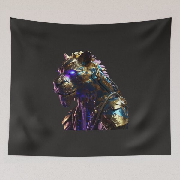 Item preview, Cyber Tiger Robot designed and sold by ArtisShops.