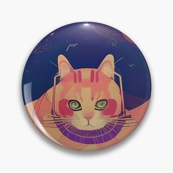 Artikelvorschau, Katze im Weltraum. Katzen-Astronaut. Kawaii Astro Katze schrullige Illustration entworfen und verkauft von KumoMachina.