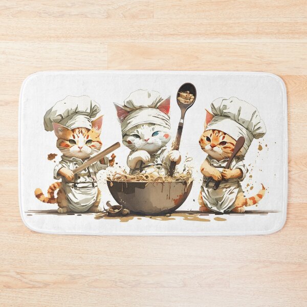 Aperçu de l'œuvre Chat Chef Trio créée et vendue par Jon-Bear.