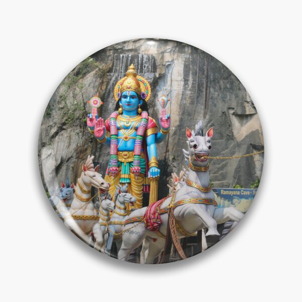 Item preview, Hindu God with horse carriage at Ramayana Cave designed and sold by kall3bu.