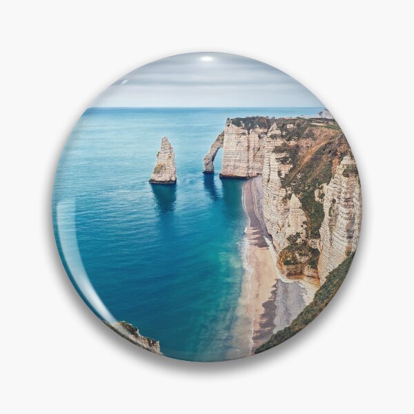 Item preview, Aiguille of Etretat panoramic view designed and sold by psychoshadow.