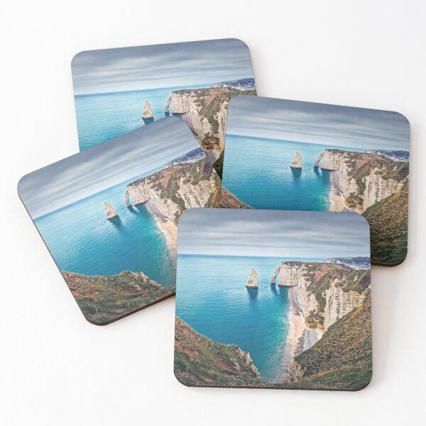 Item preview, Aiguille of Etretat panoramic view designed and sold by psychoshadow.