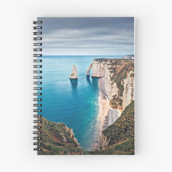 Item preview, Aiguille of Etretat panoramic view designed and sold by psychoshadow.