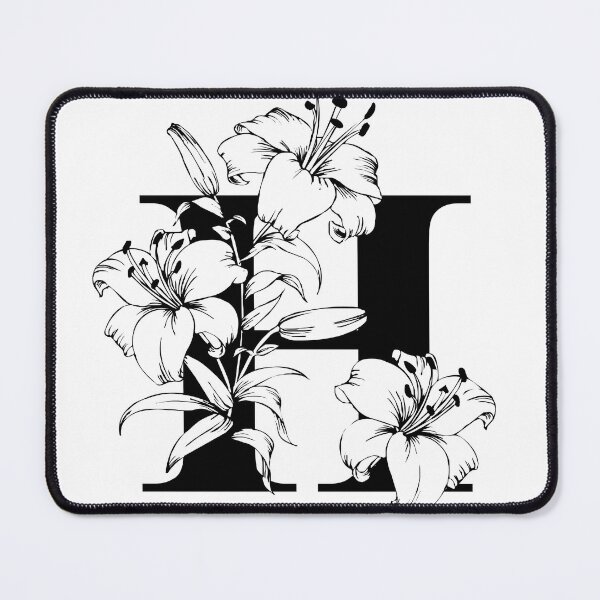 Item preview, letterH lily flower designed and sold by marasart11.