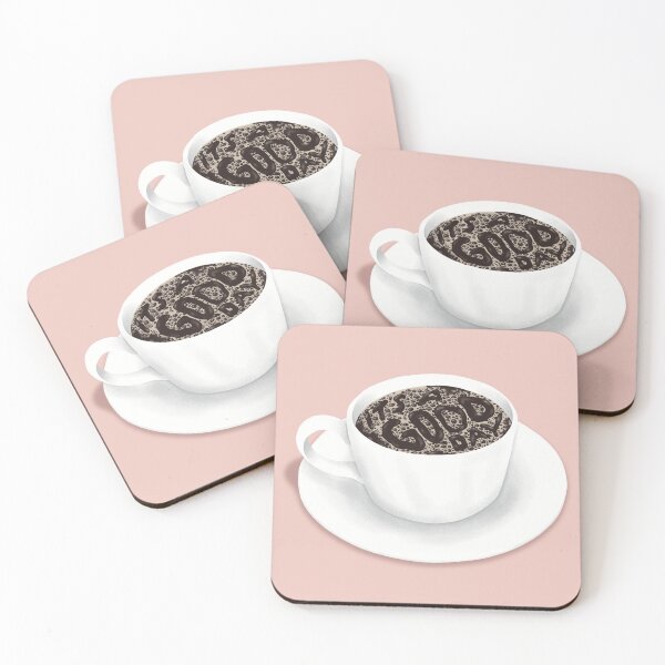Item preview, It’s a Good Day Coffee Pink designed and sold by flyingdogdesign.