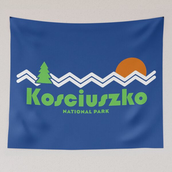 Item preview, Kosciuszko National Park Retro designed and sold by Esskay Designs.