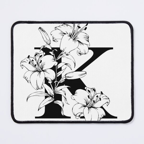 Item preview, letterK lily flower designed and sold by marasart11.