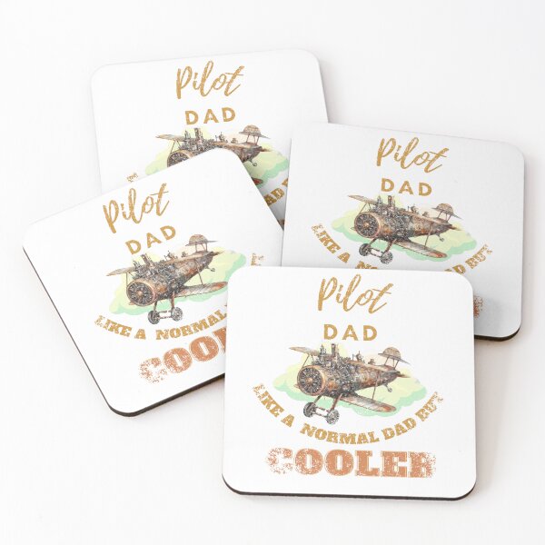 Item preview, Pilot dad like a normal dad but cooler designed and sold by Teescount.