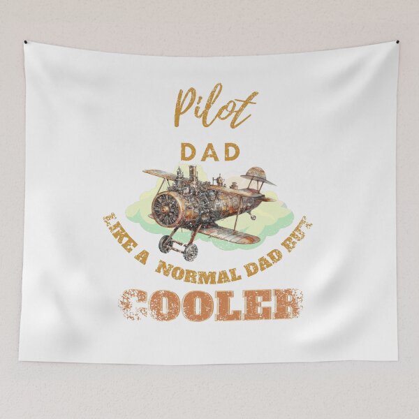 Item preview, Pilot dad like a normal dad but cooler designed and sold by Teescount.