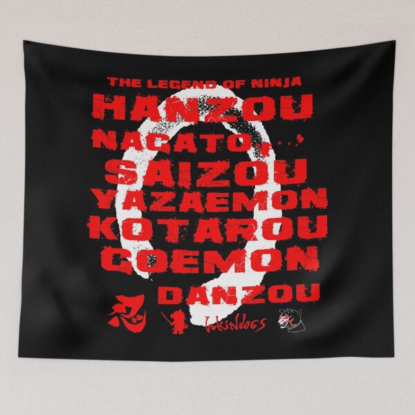 Item preview, THE LEGEND OF NINJA designed and sold by ZUKINDOGS-JP.