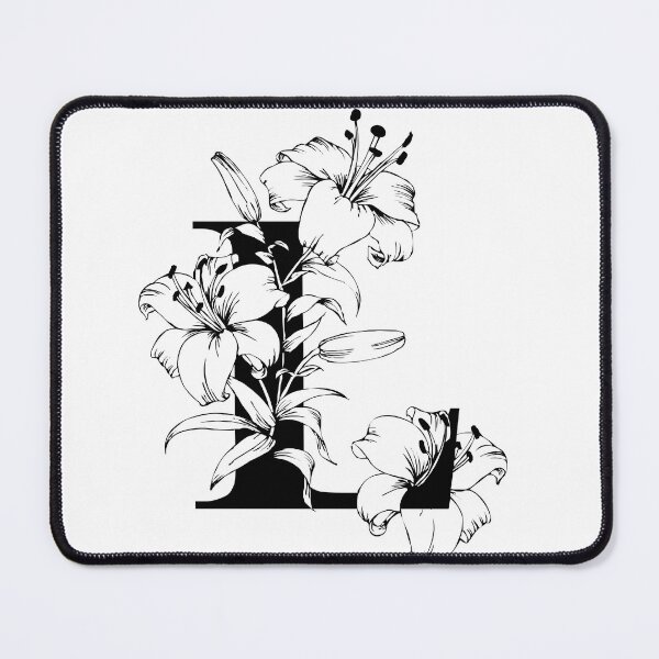 Item preview, letterL lily flower designed and sold by marasart11.