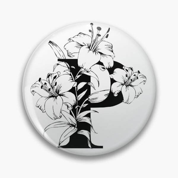 Item preview, letterP lily flower designed and sold by marasart11.