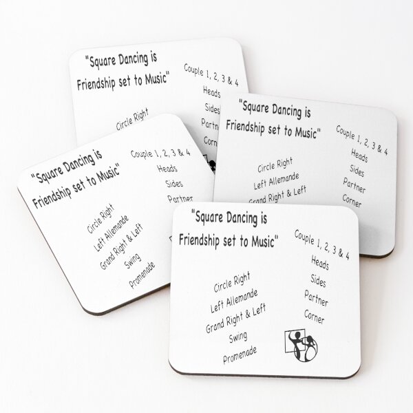 Item preview, Friendship Set To Music BLK designed and sold by Square Dancing Gifts & Merchandise.