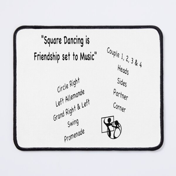 Item preview, Friendship Set To Music BLK designed and sold by Square Dancing Gifts & Merchandise.